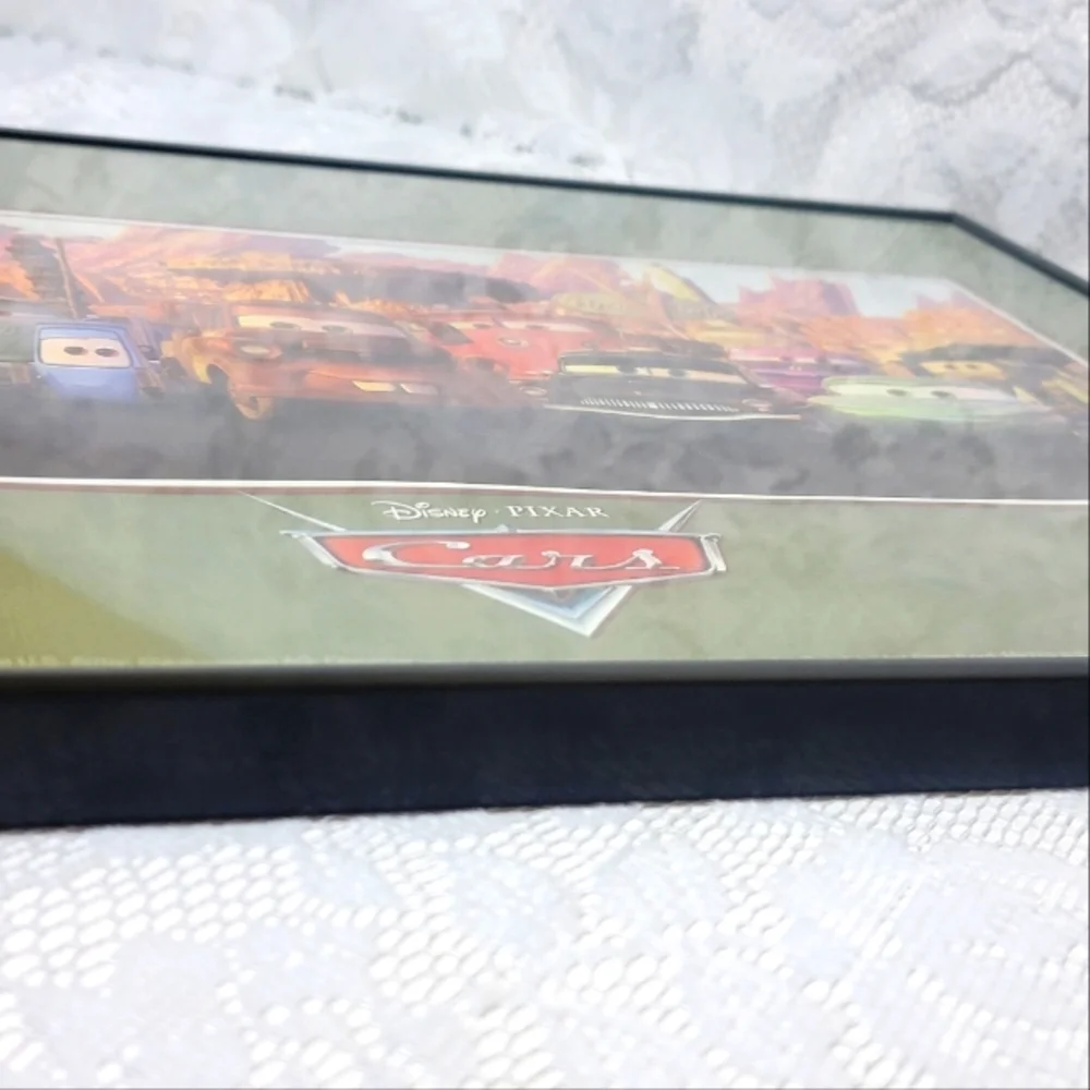 Vintage Disney Pixar Cars Framed Wall Art Movie Poster 14